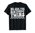 We Are Birthday Twins Groovy Twins T-Shirt - Fun Novelty Design for Adults - T-Shirt, Sweatshirt, Hoodie