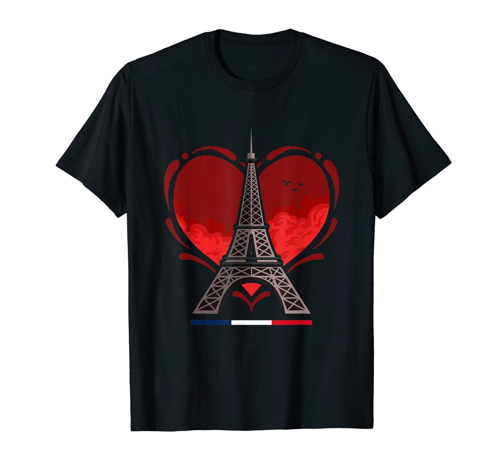 Paris Gifts France French Eiffel Tower T-Shirt - Graphic Print Men Women - T-Shirt, Sweatshirt, Hoodie