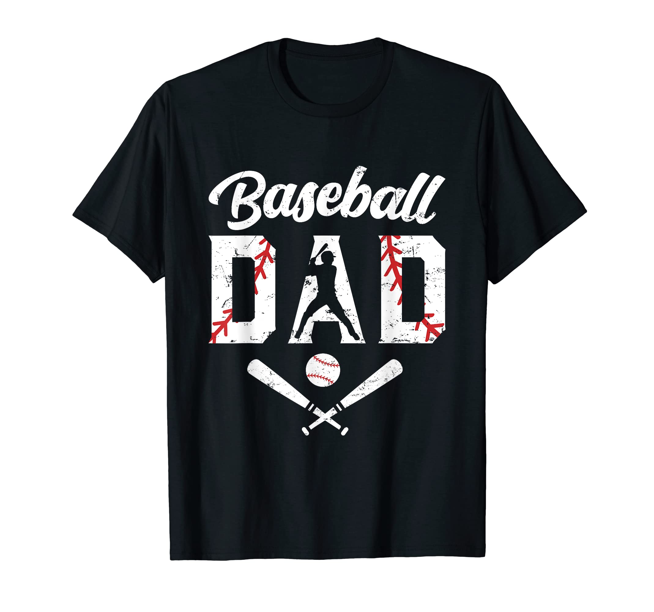 Mens Baseball Dad Fathers Day Baseball T-Shirt - Graphic Print for Adults - T-Shirt, Sweatshirt, Hoodie