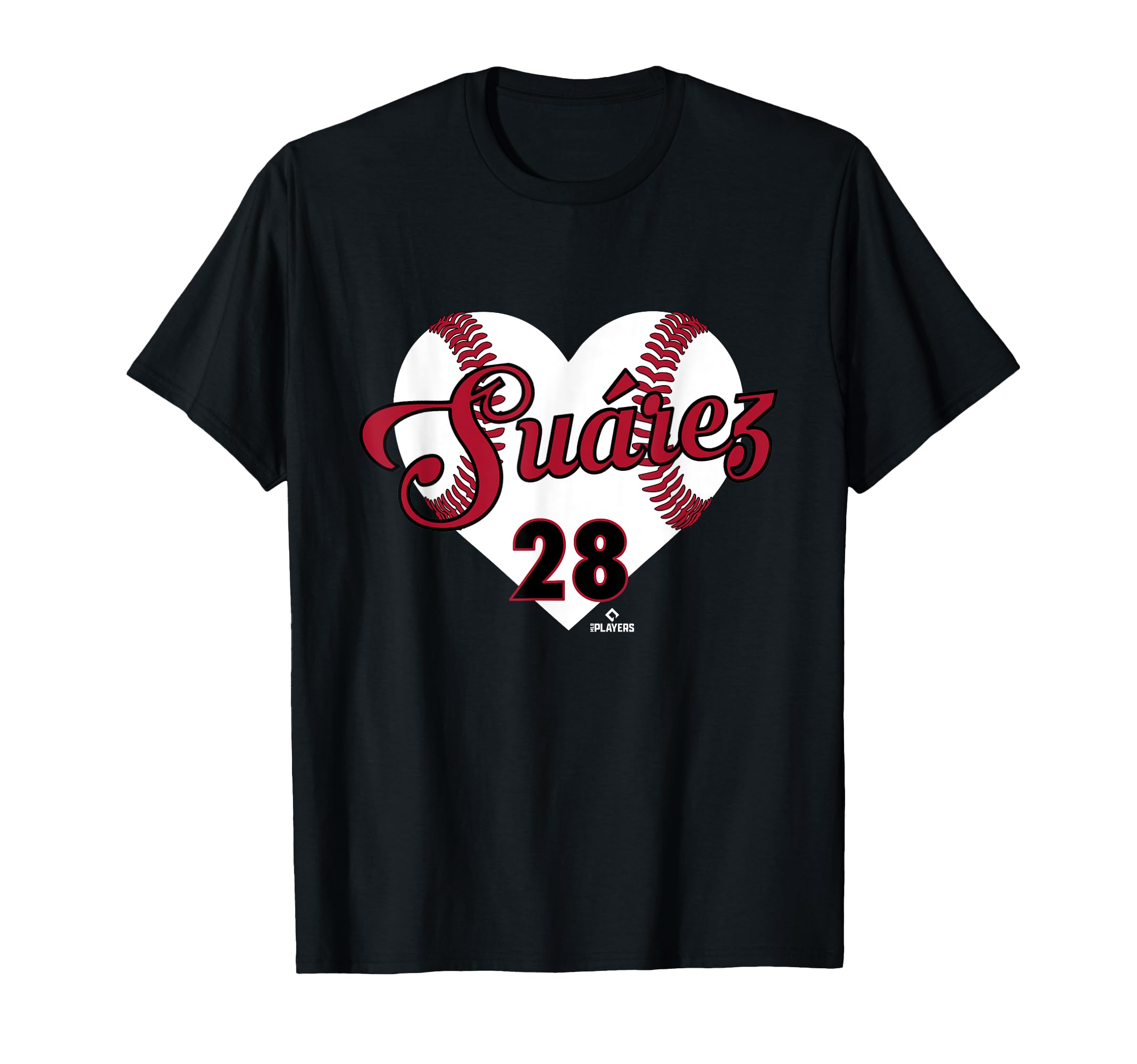 Baseball Heart Eugenio Suarez Arizona T-Shirt - Novelty Apparel for Adults - T-Shirt, Sweatshirt, Hoodie