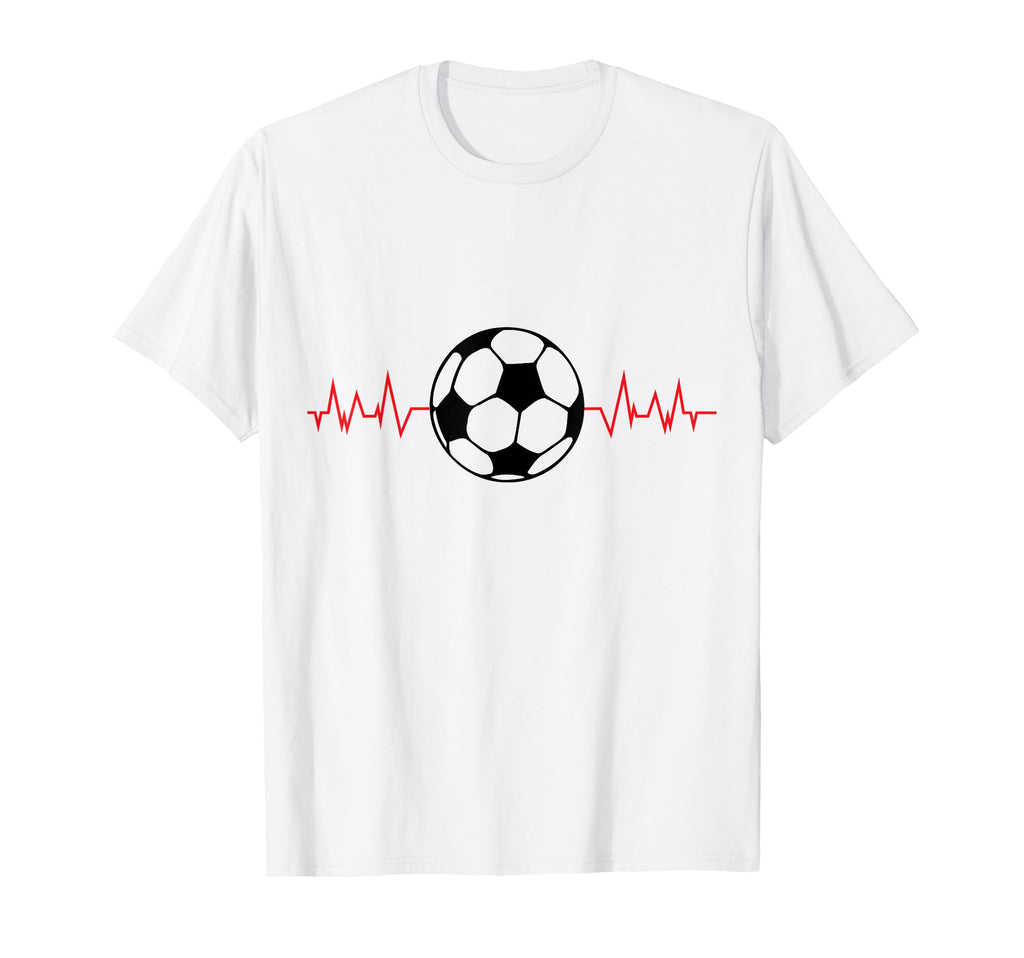 Soccer Ball Heartbeat Players And T-Shirt - Aesthetic Graphic Unisex - T-Shirt, Sweatshirt, Hoodie