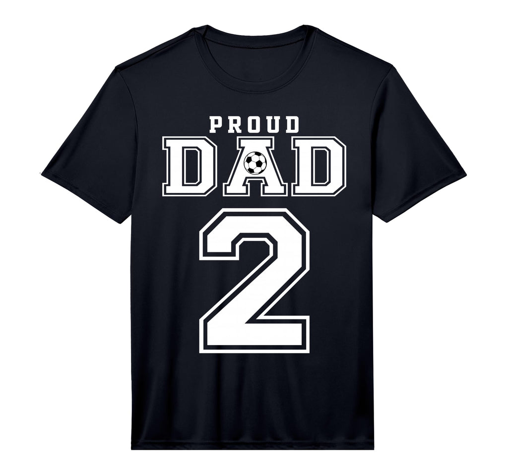 Number 2 Custom Proud Soccer Futbol T-Shirt - Custom Art Print for Adults - T-Shirt, Sweatshirt, Hoodie