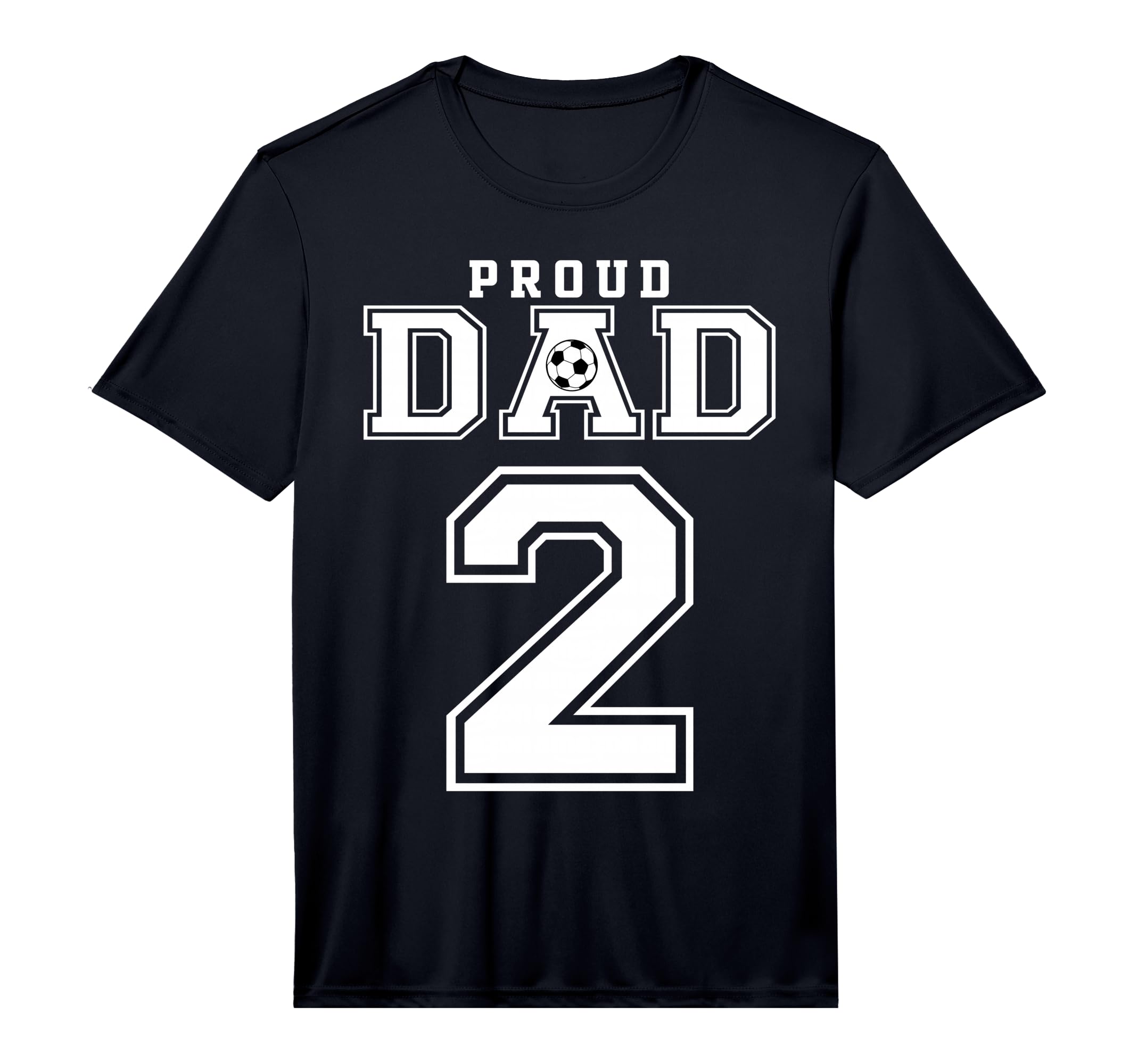 Number 2 Custom Proud Soccer Futbol T-Shirt - Custom Art Print for Adults - T-Shirt, Sweatshirt, Hoodie
