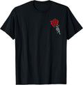 Skeleton Hand Holding Rose Aesthetic Red Flower - Adult & Kids T-Shirts, Sweatshirts & Hoodies apparel design preview 1