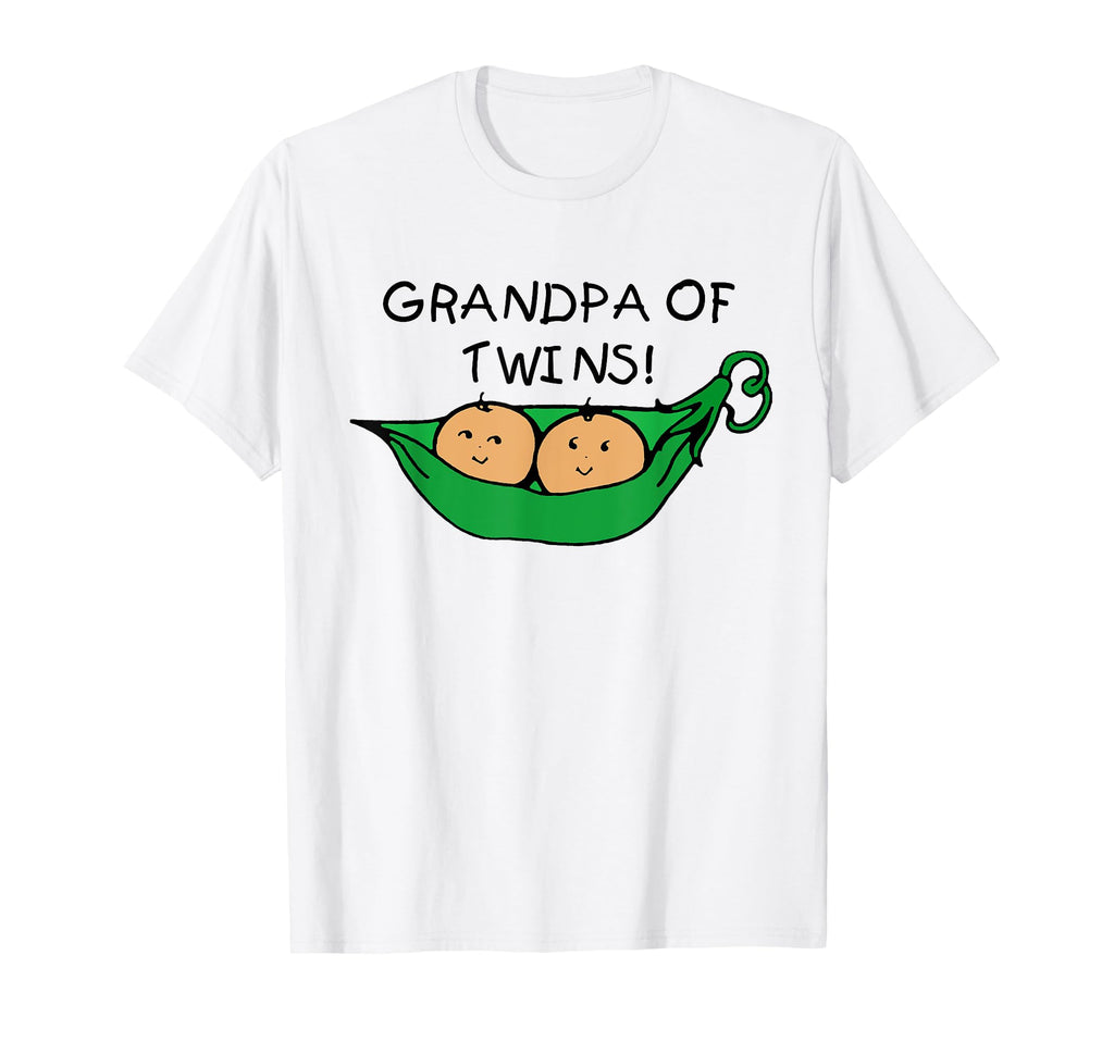Two Peas Pod Grandpa Twins T-Shirt - Aesthetic Graphic Unisex - T-Shirt, Sweatshirt, Hoodie