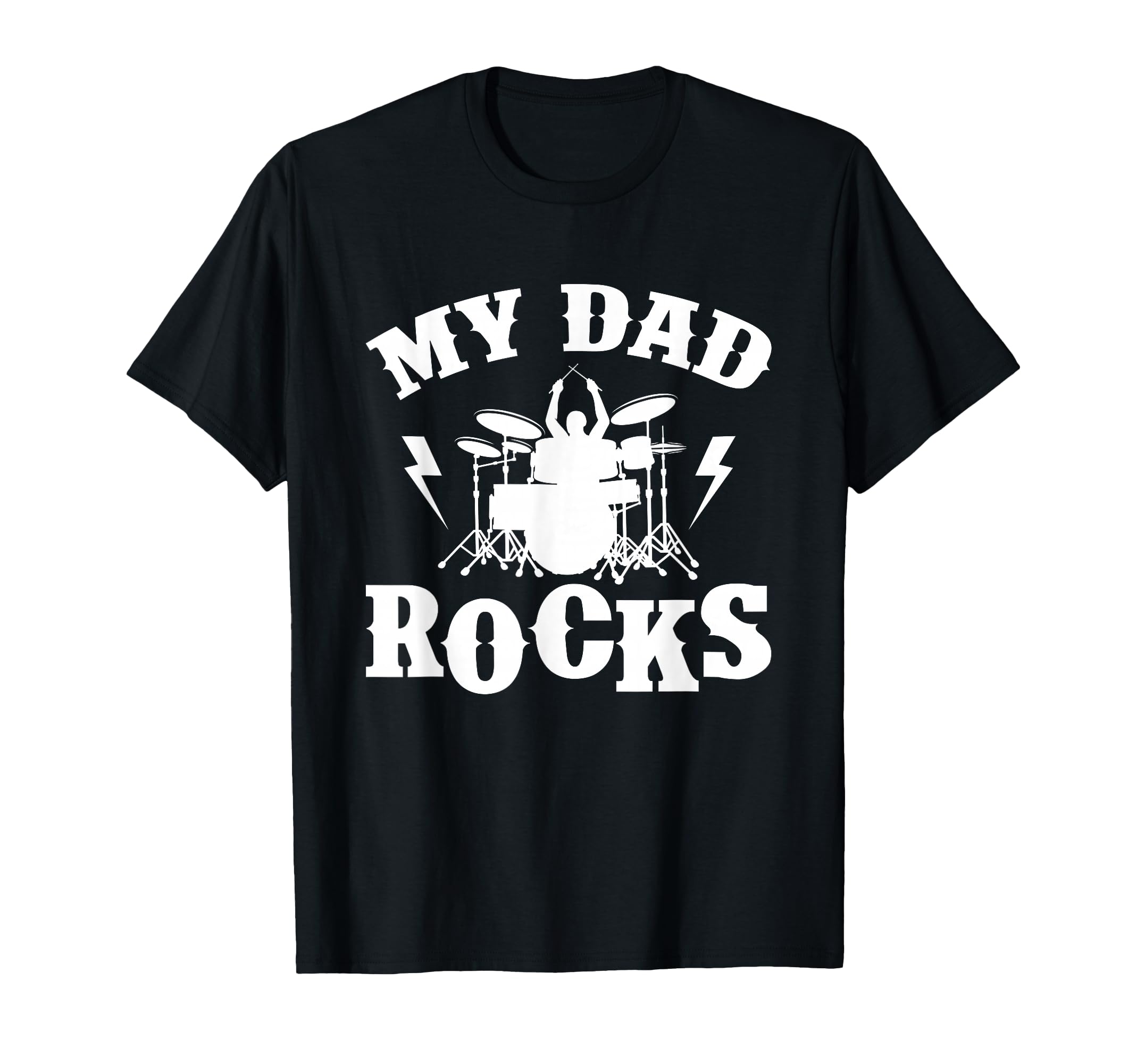 My Dad Rocks Percussionist Drummer T-Shirt - Custom Art Print Men Women - T-Shirt, Sweatshirt, Hoodie