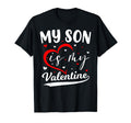 Mom Dad Valentines Day Love Heart My Son T-Shirt - Graphic Print Men Women - T-Shirt, Sweatshirt, Hoodie