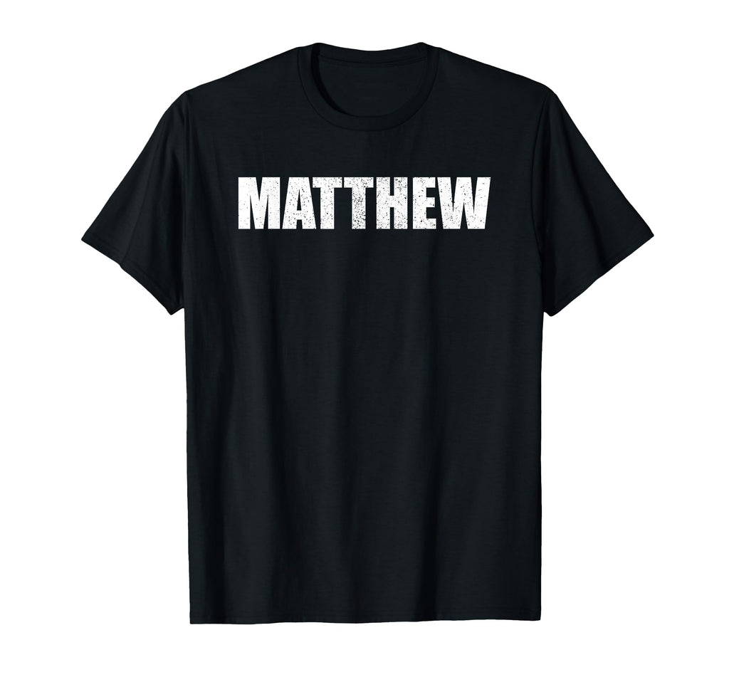 Matthew First Name Birthday Dad Name T-Shirt - Custom Art Print for Adults - T-Shirt, Sweatshirt, Hoodie
