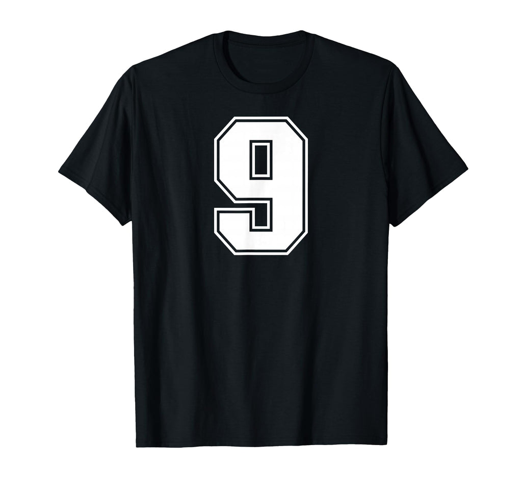 9 Number Nine Team Sports Varsity T-Shirt - Aesthetic Graphic Men Women - T-Shirt, Sweatshirt, Hoodie