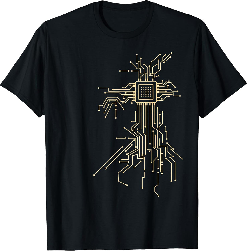 Processor Circuit Graphics Computer CPU Electronics - Adult & Kids T-Shirts, Sweatshirts & Hoodies apparel design preview 1