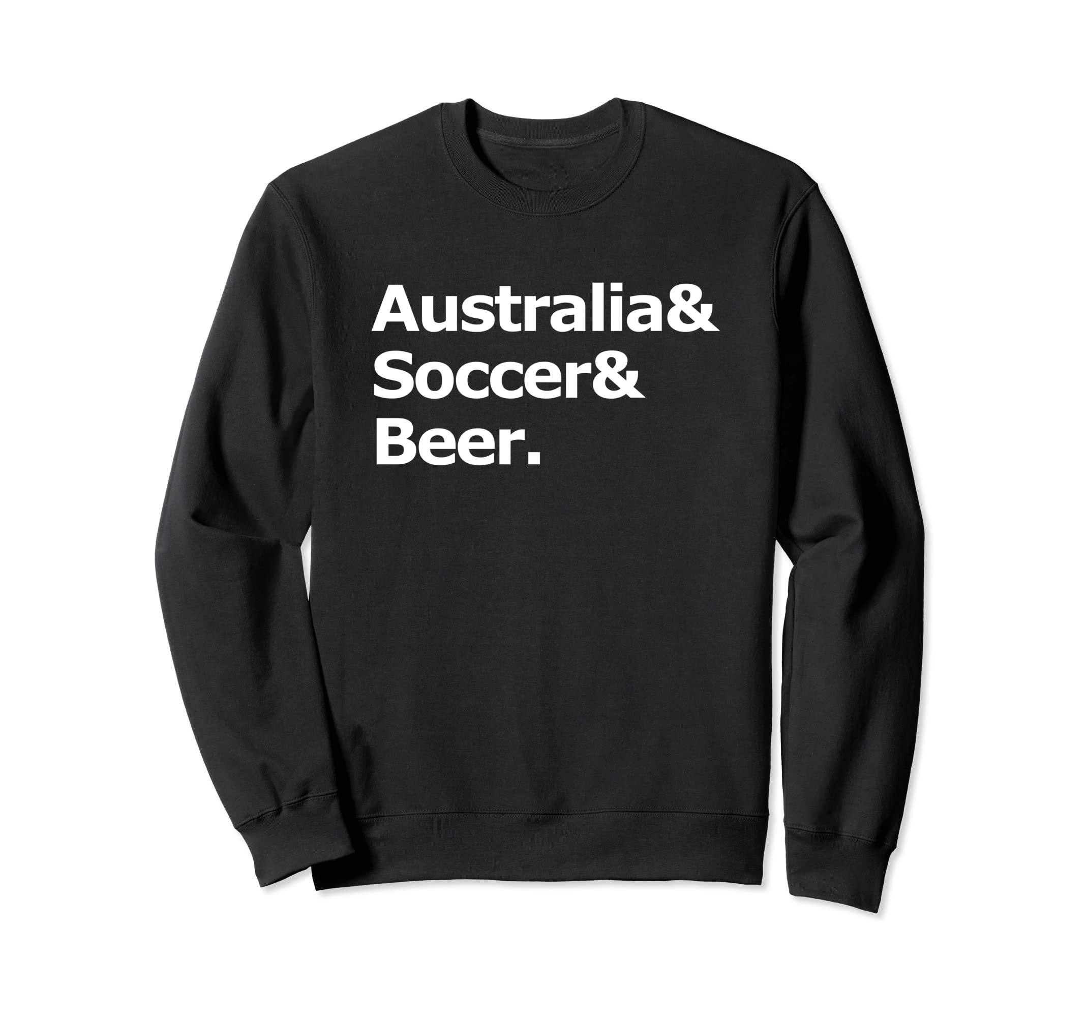 Australia Soccer Beer Football Sweatshirt - Fun Novelty Design for Adults - T-Shirt, Sweatshirt, Hoodie