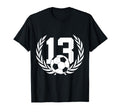 Number 13 Years Soccer 13Th Birthday T-Shirt - Graphic Print for Adults - T-Shirt, Sweatshirt, Hoodie