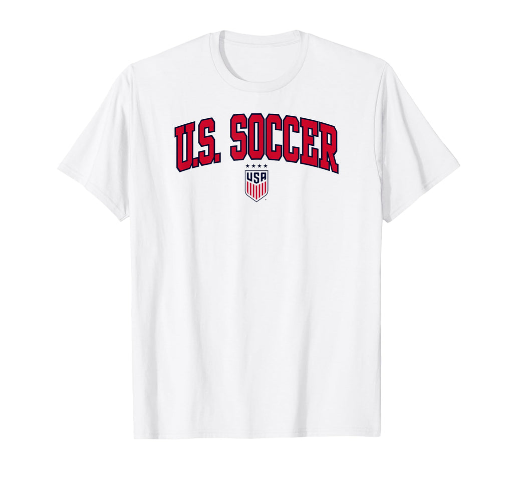 U S Soccer Arch Over White Uswnt T-Shirt - Custom Art Print Unisex - T-Shirt, Sweatshirt, Hoodie