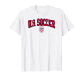 U S Soccer Arch Over White Uswnt T-Shirt - Custom Art Print Unisex - T-Shirt, Sweatshirt, Hoodie