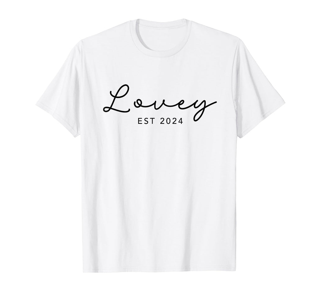 Lovey Est 2024 Grandma T-Shirt - Unique Graphic Men Women - T-Shirt, Sweatshirt, Hoodie