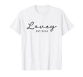 Lovey Est 2024 Grandma T-Shirt - Unique Graphic Men Women - T-Shirt, Sweatshirt, Hoodie