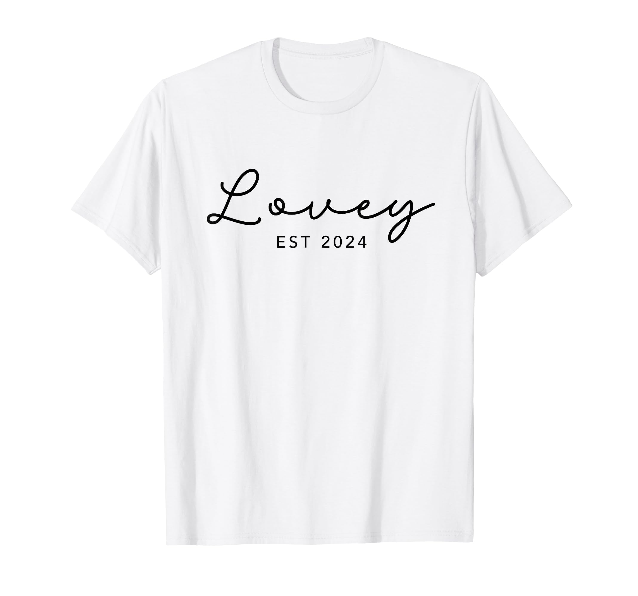 Lovey Est 2024 Grandma T-Shirt - Unique Graphic Men Women - T-Shirt, Sweatshirt, Hoodie