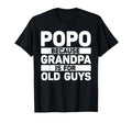 Popo Grandpa From Grandkids Fathers Day Popo T-Shirt - Graphic Print Unisex - T-Shirt, Sweatshirt, Hoodie