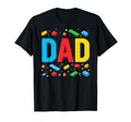 Dad Master Builder Building Bricks T-Shirt - Custom Art Print Men Women - T-Shirt, Sweatshirt, Hoodie