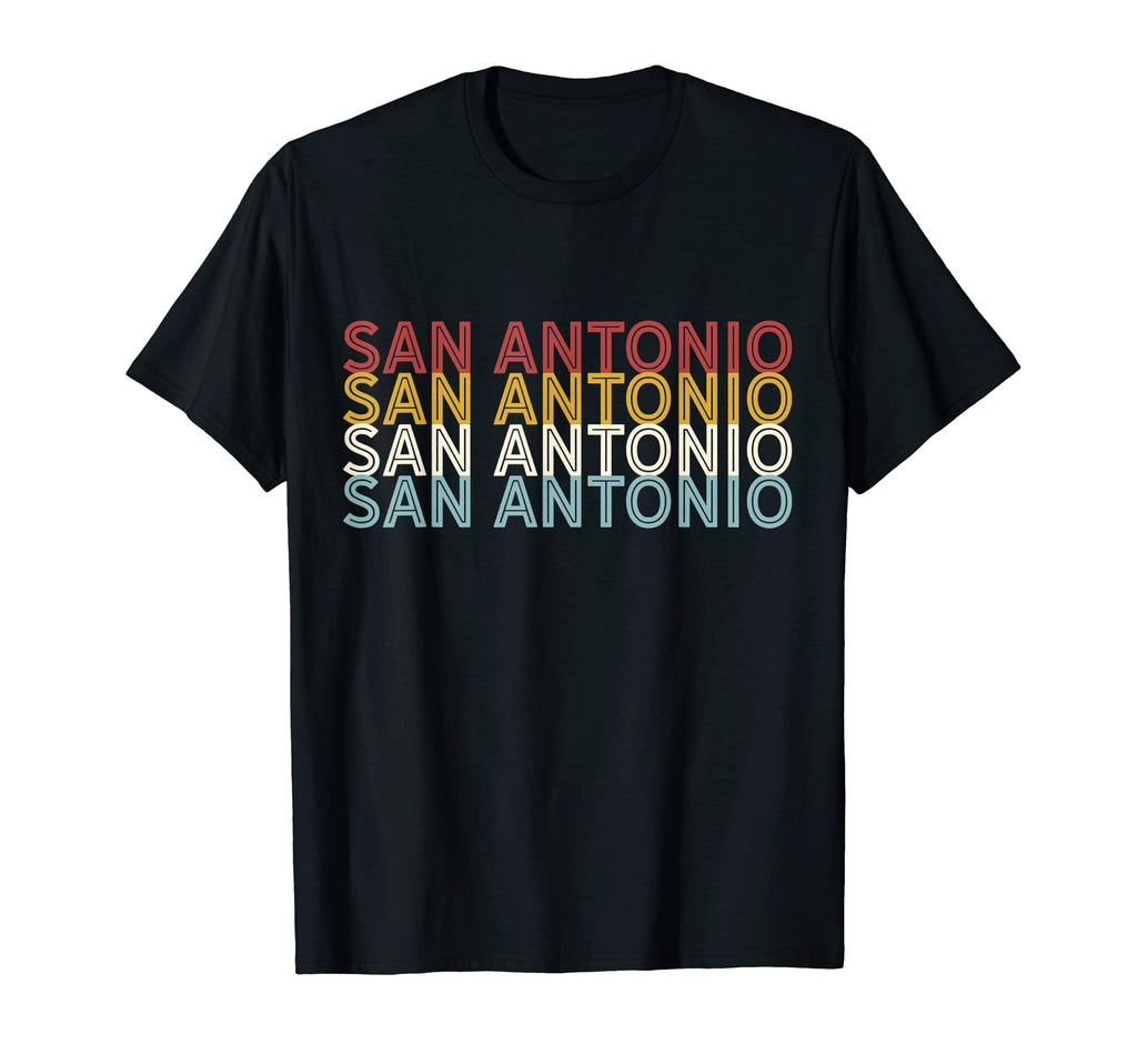 Us American City 70S Usa San Antonio T-Shirt - Custom Art Print Unisex - T-Shirt, Sweatshirt, Hoodie