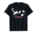 Grace Name Gift Personalized Soccer T-Shirt - Fun Novelty Design Men Women - T-Shirt, Sweatshirt, Hoodie