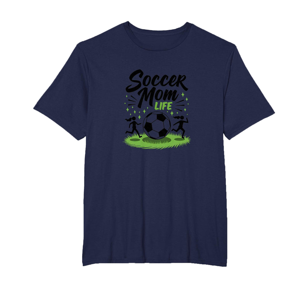 Soccer Mom Life Proud Parent Team Sweatshirt - Custom Art Print Unisex - T-Shirt, Sweatshirt, Hoodie