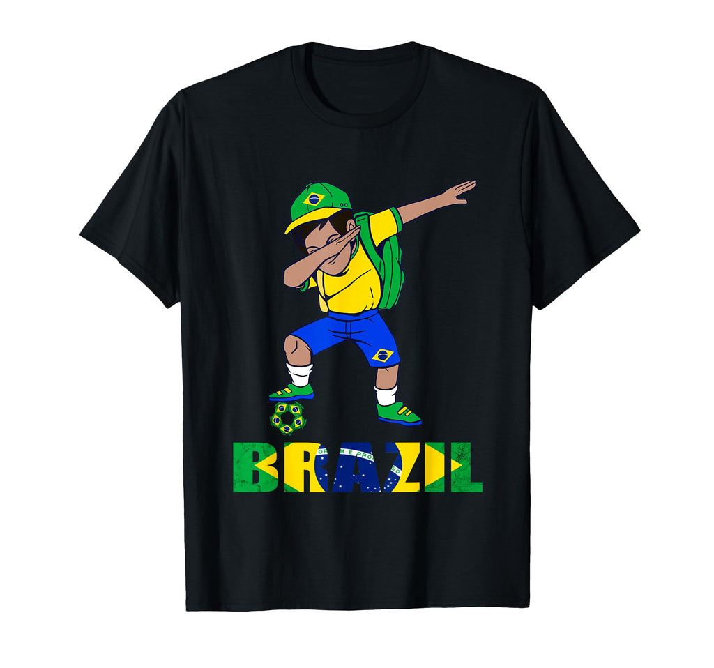 Brazilian Flag Brasil Brazil Soccer Ball T-Shirt - Trendy Graphic Unisex - T-Shirt, Sweatshirt, Hoodie