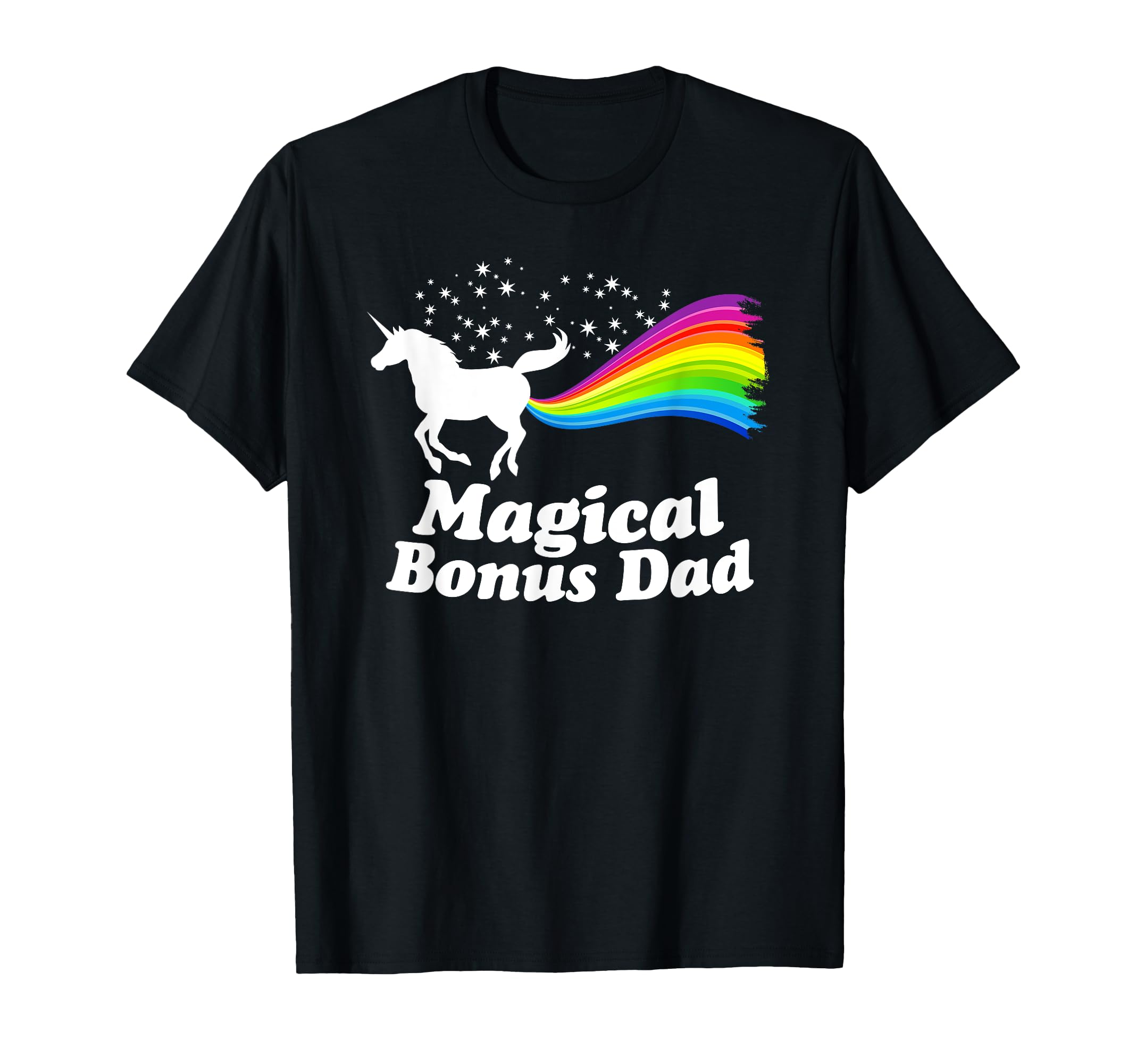 Magical Bonus Dad Unicorn Farting T-Shirt - Custom Art Print for Adults - T-Shirt, Sweatshirt, Hoodie