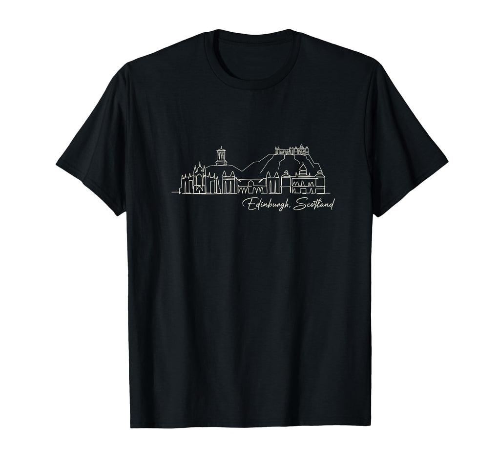 Signature Edinburgh City Skyline T-Shirt - Trendy Graphic for Adults - T-Shirt, Sweatshirt, Hoodie
