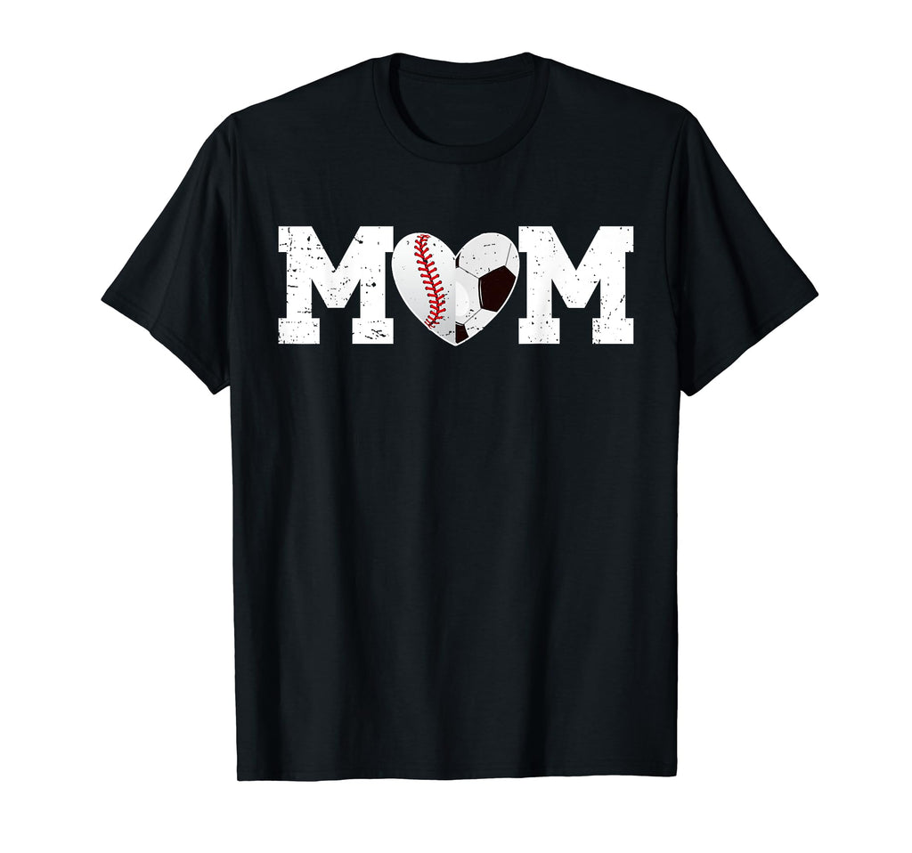 Baseball Soccer Mom Soccer Baseball Player T-Shirt - Novelty Apparel Unisex - T-Shirt, Sweatshirt, Hoodie