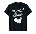 Howzit China Map South Africa Funny Dad T-Shirt - Novelty Apparel Unisex - T-Shirt, Sweatshirt, Hoodie