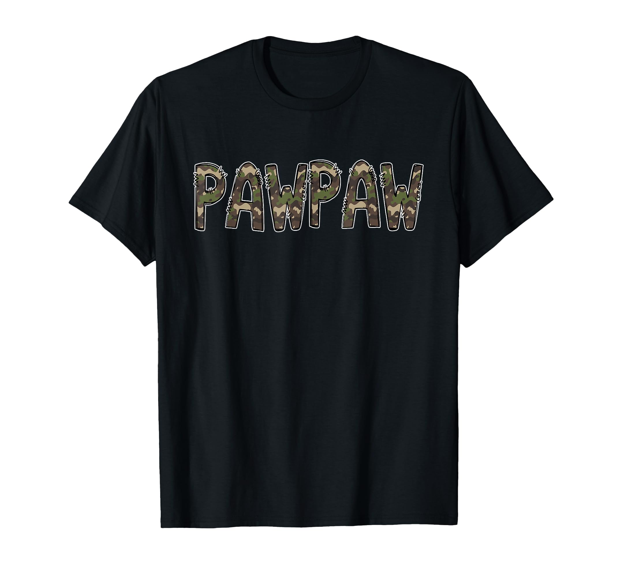Camouflage Hunter Grandpa Pawpaw Hunting T-Shirt - Minimalist Print Unisex - T-Shirt, Sweatshirt, Hoodie