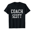 Coach Scott Custom Football Soccer T-Shirt - Graphic Print for Adults - T-Shirt, Sweatshirt, Hoodie
