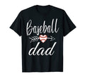Baseball Dad Heart Baseball Lovers T-Shirt - Streetwear Style Men Women - T-Shirt, Sweatshirt, Hoodie