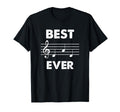 Best Dad Ever Treble Clef Musician T-Shirt - Unique Graphic Men Women - T-Shirt, Sweatshirt, Hoodie