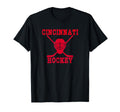 Cincinnati Hockey T-Shirt - Graphic Print for Adults - T-Shirt, Sweatshirt, Hoodie