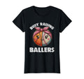 Busy Raising Ballers Baseball Basketball T-Shirt - Unique Graphic Unisex - T-Shirt, Sweatshirt, Hoodie