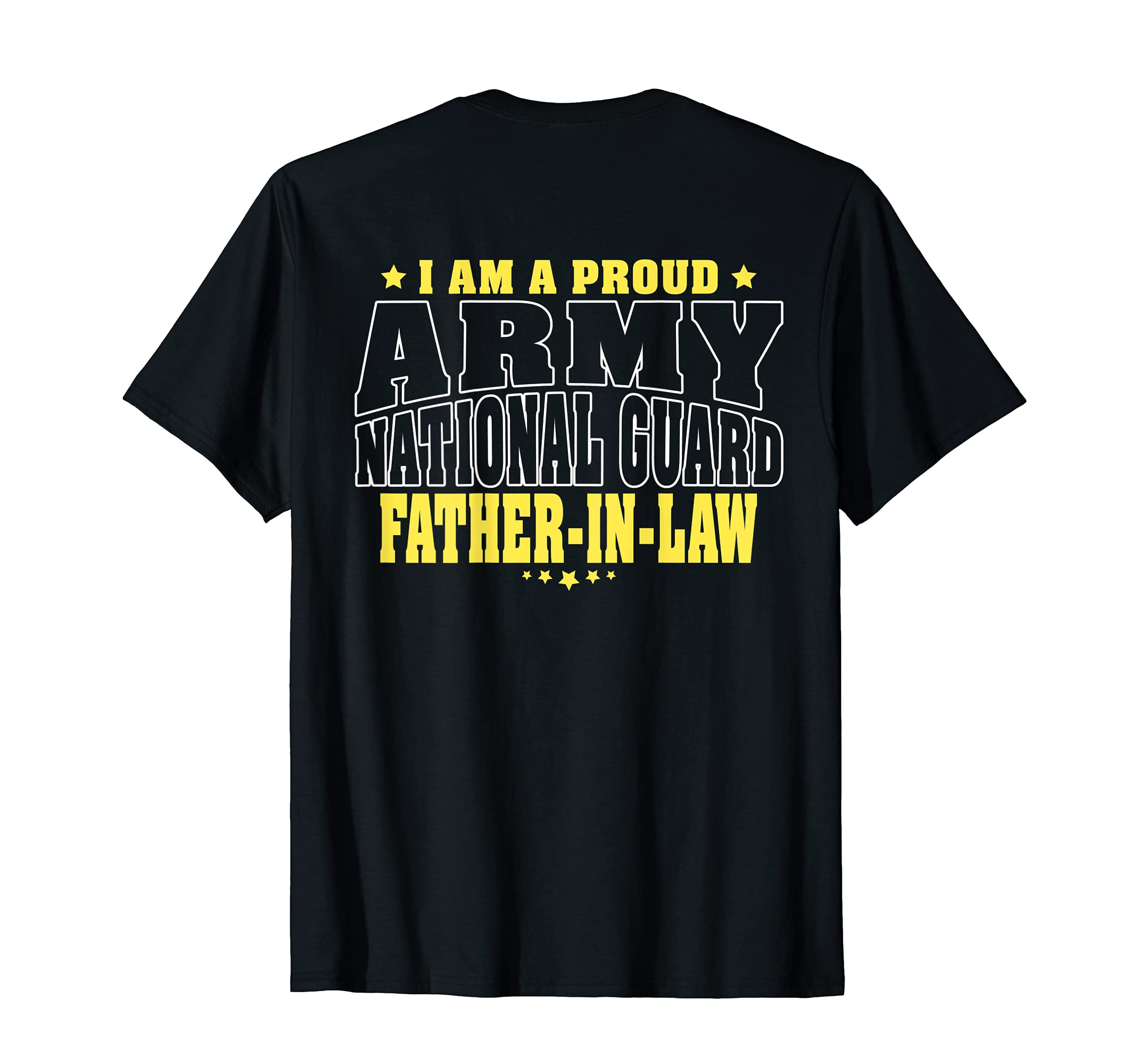 Mens Proud Army National Guard Father T-Shirt - Trendy Graphic for Adults - T-Shirt, Sweatshirt, Hoodie