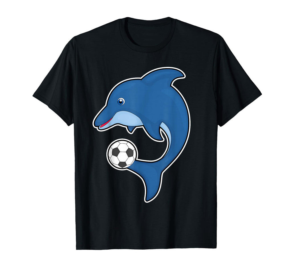 Dolphin Soccer Player Soccer Sports T-Shirt - Fun Novelty Design Unisex - T-Shirt, Sweatshirt, Hoodie