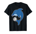 Dolphin Soccer Player Soccer Sports T-Shirt - Fun Novelty Design Unisex - T-Shirt, Sweatshirt, Hoodie