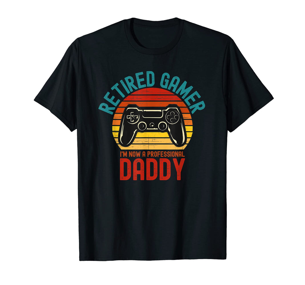 Retired Gamer Professional Daddy T-Shirt - Casual Everyday Wear for Adults - T-Shirt, Sweatshirt, Hoodie