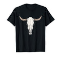 Cow Bull Cattle Skull Head Western T-Shirt - Aesthetic Graphic for Adults - T-Shirt, Sweatshirt, Hoodie