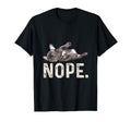 Nope Lazy French Bulldog Dog Lover T-Shirt - Casual Everyday Wear Unisex - T-Shirt, Sweatshirt, Hoodie
