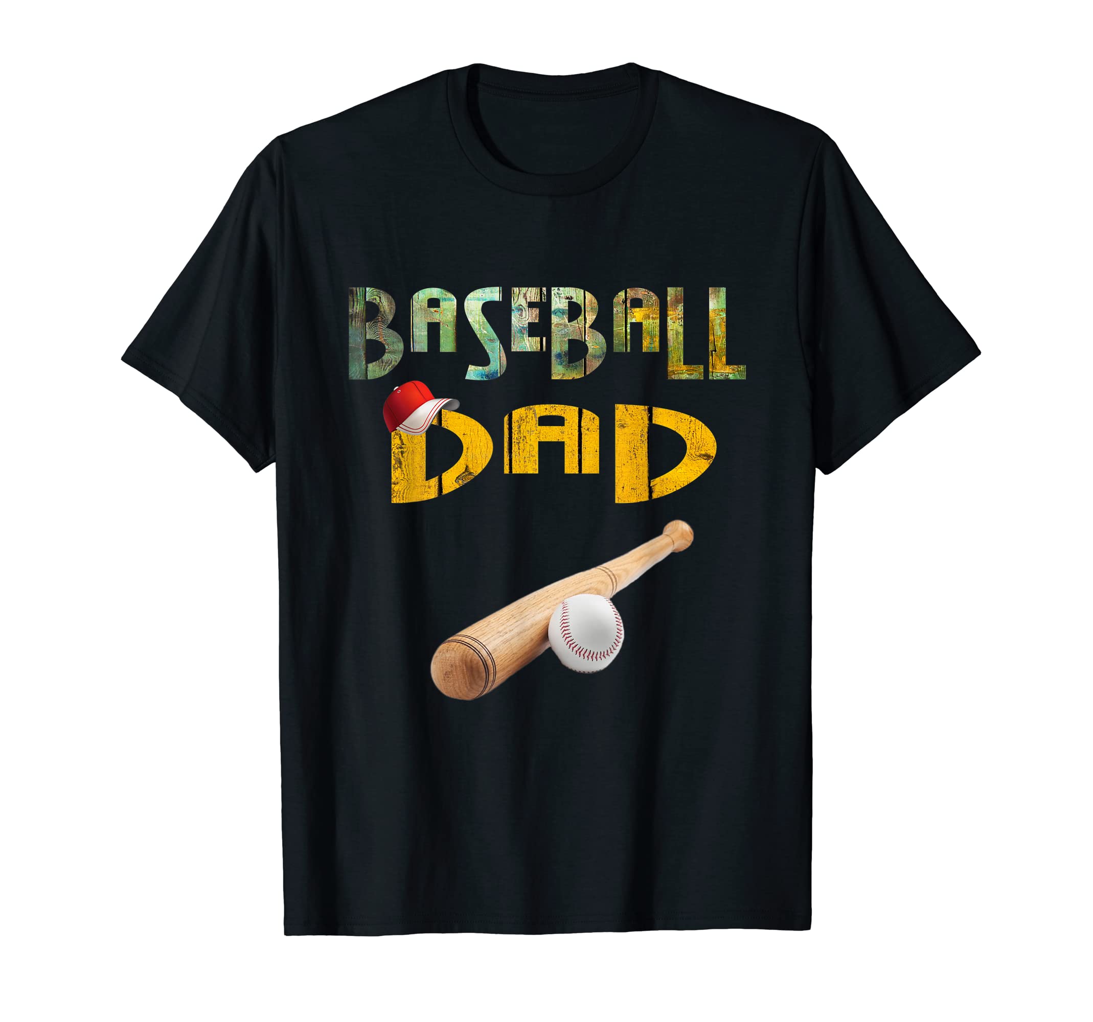 Dad Baseball Father Dad Father Day T-Shirt - Trendy Graphic for Adults - T-Shirt, Sweatshirt, Hoodie