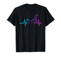 Heartbeat Cat Lover Animal Silhouette T-Shirt - Minimalist Print for Adults - T-Shirt, Sweatshirt, Hoodie