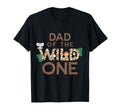 Dad Wild One Animal Safari 1St T-Shirt - Custom Art Print for Adults - T-Shirt, Sweatshirt, Hoodie