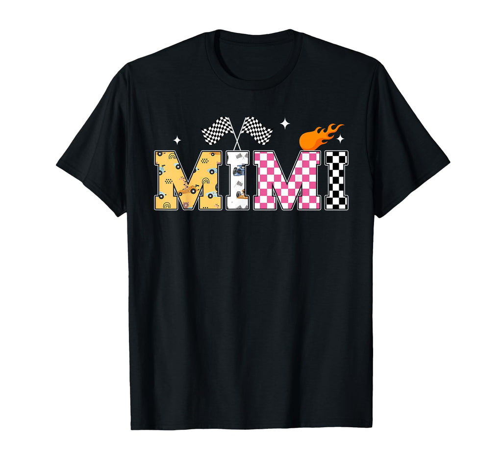 Mimi Pit Crew Racing Car Birthday T-Shirt - Unique Graphic Men Women - T-Shirt, Sweatshirt, Hoodie