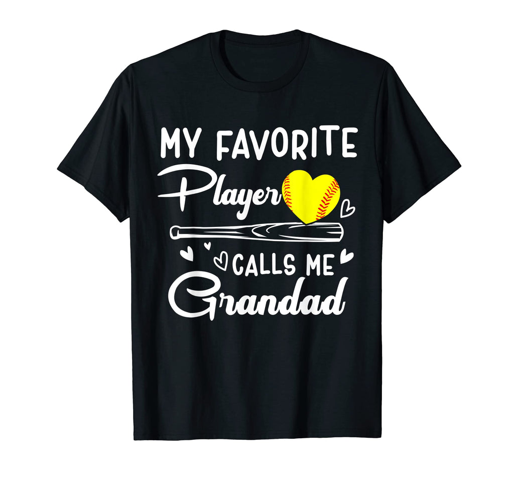 My Favorite Player Calls Me Grandad T-Shirt - Aesthetic Graphic Unisex - T-Shirt, Sweatshirt, Hoodie