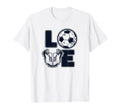 Love Futbol Fu Ball Goal Keeper T-Shirt - Fun Novelty Design Men Women - T-Shirt, Sweatshirt, Hoodie