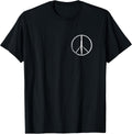 Hippie Rainbow Peace Sign On Pocket - Adult & Kids T-Shirts, Sweatshirts & Hoodies apparel design preview 1